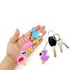 JZK 24x Flamingo keyring keychains key chains for hawaiian party favours, flamingo party decorations accessories, tropical party thankyou gifts, caribbean party gift, flamingo gift view 3