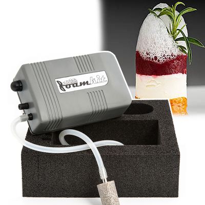 ZILOOK Foam Generator/Foam Machine, Molecular Gourmet Cooking Bubble Machine, Kitchen Cooking Bubble Tool, Used for Barbecue, Cocktail Drinks, Tableware Foam Making
