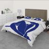 RIVINE Matisse Duvet Cover Set 3 Pieces Soft Breathable Microfiber Blue Abstract Woman Bedding Set for Bedroom Decor with 2 Pillow Shams Twin XL view 2