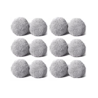 YAXRO Compatible with Hobot 168 188 Mop Pro Accessories Window Cleaning Weeper Sweeping Cloth Robot Vacuum Cleaner Spare Parts (Color : 12pcs)