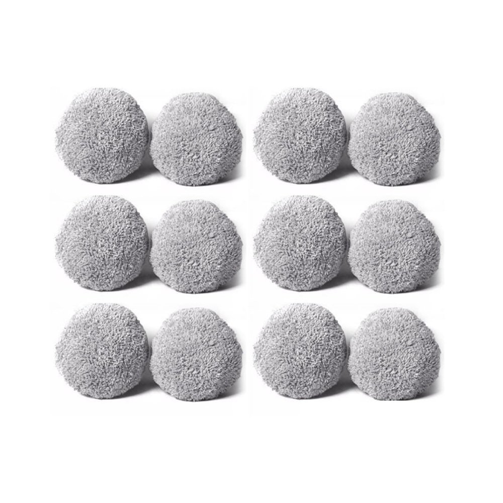 YAXRO Compatible with Hobot 168 188 Mop Pro Accessories Window Cleaning Weeper Sweeping Cloth Robot Vacuum Cleaner Spare Parts (Color : 12pcs)