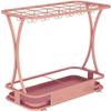 REMYS Umbrella Stand Rack for Entryway Hallway Front Door, Hotel Bank School Large-Capacity Umbrella Basket with Hook and Drip Tray, Can Hold 31-45 Umbrellas view 1