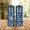 YouCustomizeIt Personalized Sharks Stainless Steel Skinny Tumbler - 16 oz view 3