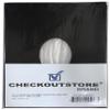 100 CheckOutStore Black Paper Record Polylined with Hole for 12" LP Vinyl 33 RPM (Inner Sleeves) view 1