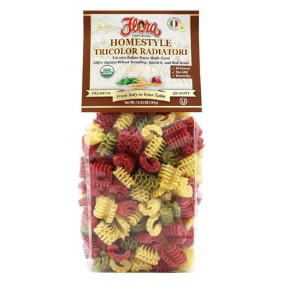 Organic Homestyle Tricolor Radiatori