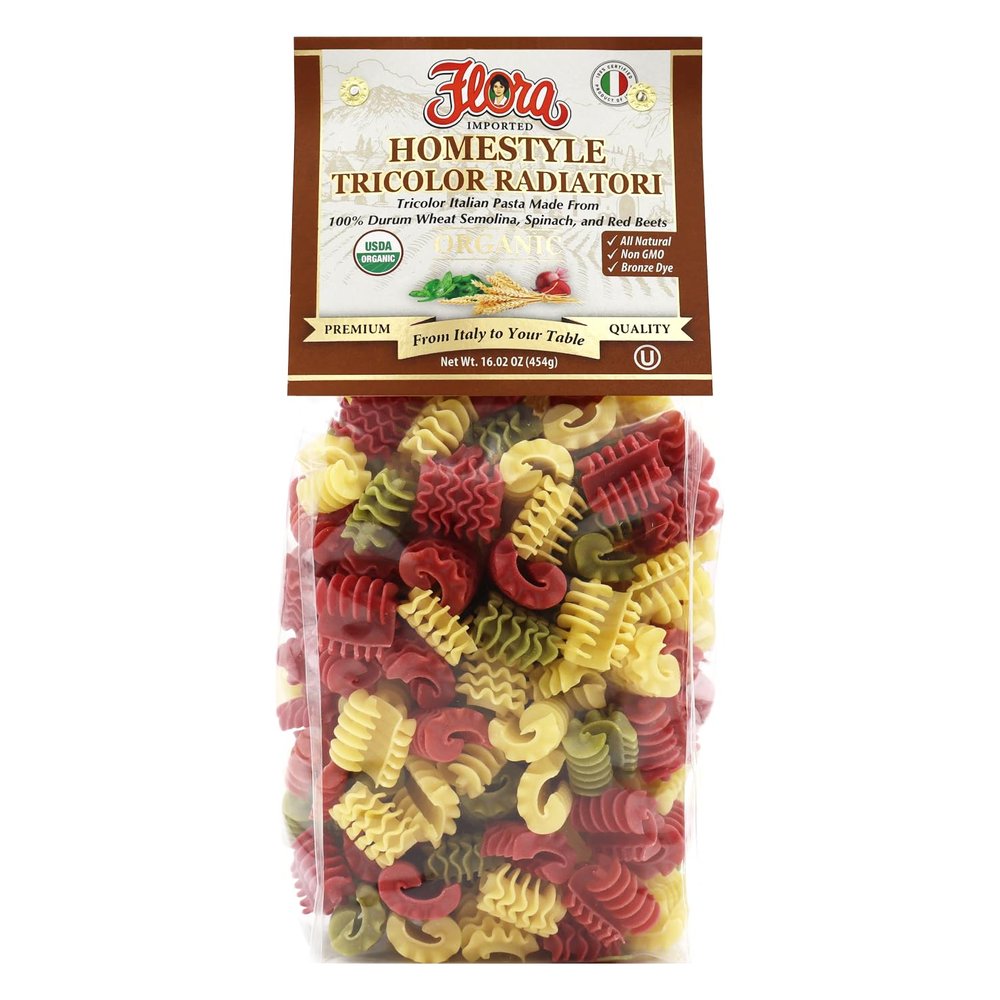 Organic Homestyle Tricolor Radiatori