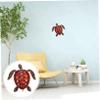 jojofuny Charming Sea Turtle Wall Art Iron Material Wall Decor for Home Decorations view 2