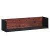 Modway EEI-6208-BLK-CHE Kinetic Wall-Mount Shelf, Black Cherry view 1