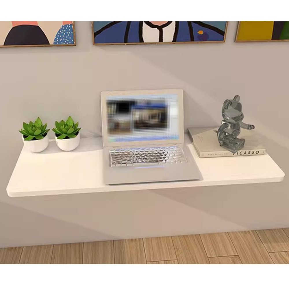 Wall Mounted Floating Folding Table For Kitchen Living Room, Foldable Modern Computer Desk Workstation For Home Office Balcony,Multi-purpose Fold-down Desk ( Size : LxW - 70x40cm/27.5x15.7in )