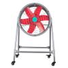 CLoxks Exhaust Fan Industrial Floor Type Ventilation Fan 20 Inch High Velocity Heavy Duty Exhaust Fan Commercial Round Metal Vent Fan with Mobile Stand, 1400RPM Vent Fan view 2