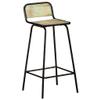 KTHLBRH Bar Chairs,Counter stools with Backs Height stools Breakfast bar stools Wooden bar stools Suitable for bar, Dining Room, Kitchen, Living Room 2 pcs Solid Reclaimed Wood view 3