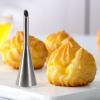 5 Pcs/Set Cream Puff Icing Piping Nozzle Tips, BetterJonny Stainless Steel Long Puff Nozzle Tip Decorating Tools Cake Piping Nozzles Pastry Icing Piping For Baking Cakes Pastries of Various Shapes view 3