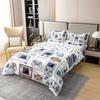 Erosebridal 100% Cotton Gamer Bedding Sets for Boys,Gaming Duvet Cover Set Queen Size Video Games Comforter Cover,Gamepad Designs Bed Teen Boys Bedroom,Joystick Controller,3 Pcs with 2 Pillow Shams view 3