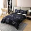 100% Cotton Constellation Comforter Cover Starry Sky Bedding Set Zodiac Signs Print Duvet Cover Navy Blue Room Decorative Quilt Cover, Lightweight 1 Duvet Cover with 1 Pillow Sham Twin Size view 3