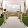 White Wedding Aisle Runner - Wear-Resistant Non-Slip Carpet 2mm Event Walkway Carpets for Party Decor Beach Outdoor, 2FTx15FT (Size : 1x10m) view 2