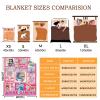 Anime Blanket Life is Better with Anime Gaming Blanket Anime Gift for Women Girls Lightweight Soft Flannel Fleece Throw Blankets for Couch Bed Sofa Anime Decor X-Large Family (120"90") view 3