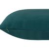 Delara Pack of 1 Velvet Decorative Throw Pillow Cover 20x20 Inches, Cushion Cover Set for Home Sofa, Couch, Bedroom, Living Room, Soft and Breathable Fabric, Hidden Zipper (Teal Green, 20" x 20") view 3