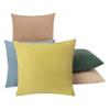 Delara Pack of 1 Velvet Decorative Throw Pillow Cover 20x20 Inches, Cushion Cover Set for Home Sofa, Couch, Bedroom, Living Room, Soft and Breathable Fabric, Hidden Zipper (Teal Green, 20" x 20") view 4