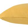 Delara Pack of 1 Velvet Decorative Throw Pillow Cover 20x20 Inches, Cushion Cover Set for Home Sofa, Couch, Bedroom, Living Room, Soft and Breathable Fabric, Hidden Zipper (Royal Yellow, 20" x 20") view 3