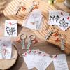 Qilery 24 Sets Memorial Cardinal Keychains Gifts Set with Cards for Bereavement Gift Funeral Souvenirs Favors Grief Remembrance Gifts view 4