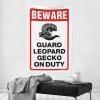 Abipuir Funny Tapestry Beware! Guard Leopard Gecko On Duty Tapestry Man CABE Decor Bed Room Decorations (Size : 100X150CM) view 2