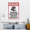 Abipuir Funny Tapestry Beware! Guard Leopard Gecko On Duty Tapestry Man CABE Decor Bed Room Decorations (Size : 100X150CM) view 3