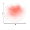 Pink Cute Irregular Shaped Modern Abstract Area Rug for Living Room Dining Room Bedroom Contemporary Art Deco Carpet 5x7 Boho Hallway Kitchen Runner Rug view 2