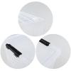 Lesbin 4-Pack 50 L Clear Plastic Storage Bin, Large Clear Latch Box with Wheels view 3