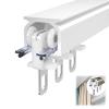 Curtain Track Ceiling Mounted Straight Ceiling Track Set Ceiling Track for Curtains-Room Divider Flexible Curtain Track Ceiling or Wall Mounting Heavy-Duty Curtain Rails Curtain Track System ( Color : view 1