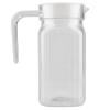 Acrylic Juice Bottle, Transparent Pitcher with Removable Lid, Juice Bottle Striped Water Ice Cold Juice Jug for Fridge, Perfect for Iced Tea, Sangria, Lemonade, Cold or Hot Beverages(800ml) view 1