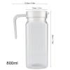 Acrylic Juice Bottle, Transparent Pitcher with Removable Lid, Juice Bottle Striped Water Ice Cold Juice Jug for Fridge, Perfect for Iced Tea, Sangria, Lemonade, Cold or Hot Beverages(800ml) view 2