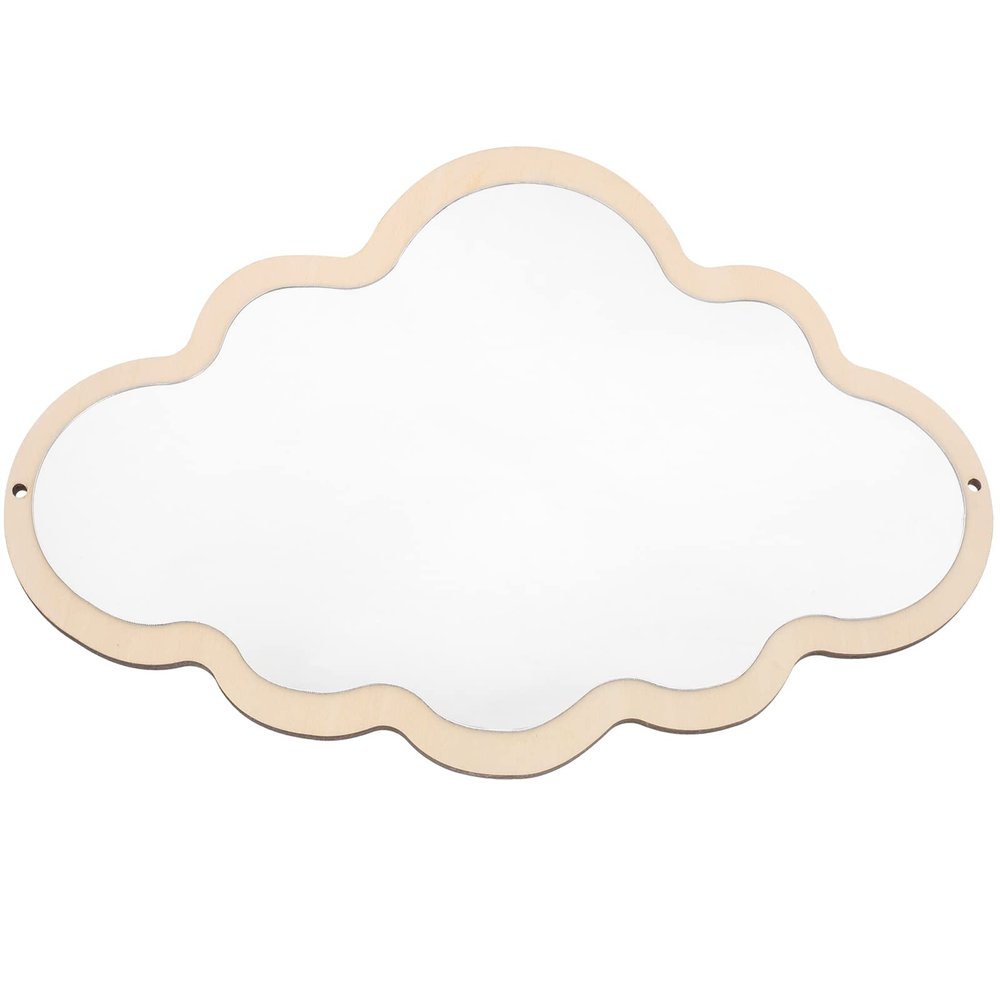 FOMIYES Cloud Shape Mirror Table Top Decor Nordic Decor Tabletop Mirror Wall Cloud Wall Stickers ation Desktop Hanging Acrylic ate