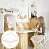 FOMIYES Cloud Shape Mirror Table Top Decor Nordic Decor Tabletop Mirror Wall Cloud Wall Stickers ation Desktop Hanging Acrylic ate view 4