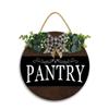 12x12In Pantry Sign,Pantry Sign Wall Art,Wood Plaque Sign Wall Hanging,Pantry Wall Decor,Pantry Sign Decor Kitchen, Modern Rustic Farmhosue Pantry Wall Decoration view 1