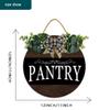 12x12In Pantry Sign,Pantry Sign Wall Art,Wood Plaque Sign Wall Hanging,Pantry Wall Decor,Pantry Sign Decor Kitchen, Modern Rustic Farmhosue Pantry Wall Decoration view 2