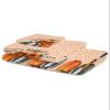 3 Piece Bath Towel Set, Hello Pumpkin Towels Set for Bathroom Soft Bath Shower Towels Absorbent Bathroom Towels Set ( 1 Bath Towel, 1 Hand Towel, 1 Washcloth ) Watercolor Fall Orange Lines Painting view 2