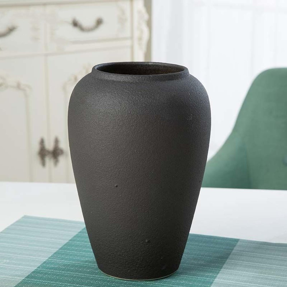Ceramic vase, Chinese Jingdezhen Ornaments, Living Room Flower Arrangement, Entrance Ornaments, Flower Ware, Vintage Stoneware Pot, Small Flower Pot Qiqiisafoxybunch