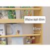Freestanding Bookshelf, Wooden Magazine Display Cabinet Book Rack, Bedroom and Office Furniture Cubes Storage Shelves, Modern Houseware (Color : Natural, Size : 50x10x145cm) view 4