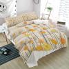3 Piece Bedding Set,Daisy Floral Summer Flowers Retro Linen Breathable Duvet Cover Super Soft Pillow Shams,Farm Bee Plant Washable Bed Sets All Seasons for Bedroom Dorm Hotel RV view 1
