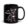 Personalized Chihuahua Black Coffee Mug Cup With Name, Customized Chihuahua Ceramic Mug 11 Oz 15 Oz, Chihuahua Dog Lover Coffee Cup Gift For Dog Dad Dog Mom, Chihuahua Pet Travel Mug, Chihuahua Mugs view 1