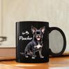 Personalized Chihuahua Black Coffee Mug Cup With Name, Customized Chihuahua Ceramic Mug 11 Oz 15 Oz, Chihuahua Dog Lover Coffee Cup Gift For Dog Dad Dog Mom, Chihuahua Pet Travel Mug, Chihuahua Mugs view 3