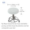 Bar Stool Covers Round Set Of 2/4/6 Pcs ,Stretch Bar Stool Seat Covers Round Washable Stool Cushion Slipcover With Elastic Vanity Round Bar Chair Covers Protector Cover ( Color : #19 , Size : 4pcs ) view 2