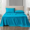 AHJ Beddings Olympic Queen Size 8 Piece Bed in a Bag - 500GSM Comforter Set with 30 inch Extra Deep Fitted, Flat, Bed Skirt, Pillowcases & Shams, 600 Thread Count, Egyptian Cotton, Turquoise view 3