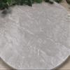 Unique Concrete Lazy Susan, Handcrafted, Made in The USA, Cement Turntable, Home-Decor (White, 18") view 1