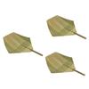 ARTIBETTER 3pcs Weaving Fan Lightweight Cooling Handheld Accessory for Outdoor Parties and Beach Use Elegant Design for Elderly Relaxation view 1