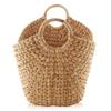 Casafield Large Laundry Boat Basket with Handles - Natural, Woven Water Hyacinth Multipurpose Storage Organizer for Throw Blankets, Bathroom, Bedroom, Living Room view 4