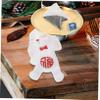 Cabilock Bunny Trinket Storage Tray Decorative Piggy Bank for Keys and Snacks Lightweight Ceramic Adornment for Home Decor Entryway Bedroom Living Room view 3