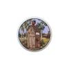 Farm Fresh Knobs Design Ceramic Cabinet Knobs Round Kitchen Bathroom or Furniture Cabinet Handles or Pulls w/Glossy Finish - Country Outhouse Drawer Knobs Design - 1.5 x 1.5 Inches (Rooster Outhouse) view 1
