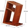 Knife Block Solid Wood Knife Holder Storage Tool Holder Kitchen Knife Rack for Chefs to Save Space for Kitchen view 2