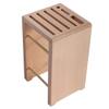 Knife Block Solid Wood Knife Holder Wood Knife Block Stand Dry Breathable Knife Rack Cooking Frame Kitchen Accessories for Kitchen (Color : B) view 1